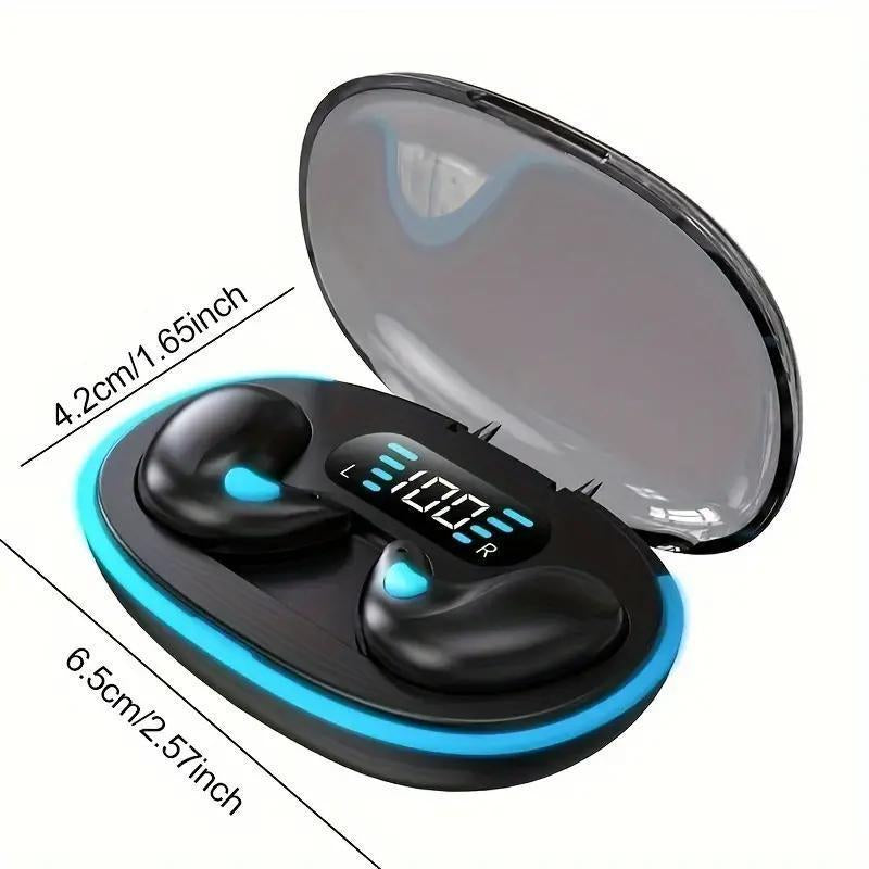 Good Sound Quality In-Ear Design Wireless Earphones, Bluetooth Earphones with Digital Display, Noise Canceling Earphones for Sports, Games, Running Skateboarding, Skiing, Wireless Earphones