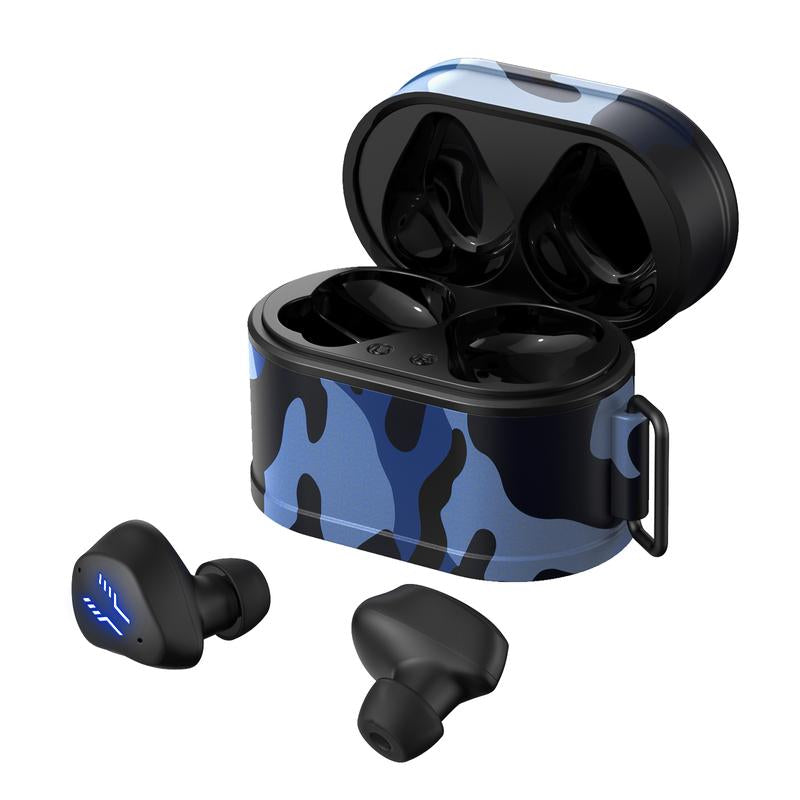 Mini Bluetooth Portable True Wireless Earbuds Modern Camo Audio Game Earphones Charging Case