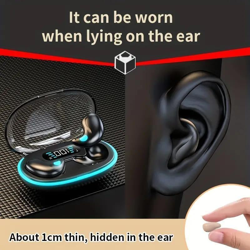 Good Sound Quality In-Ear Design Wireless Earphones, Bluetooth Earphones with Digital Display, Noise Canceling Earphones for Sports, Games, Running Skateboarding, Skiing, Wireless Earphones