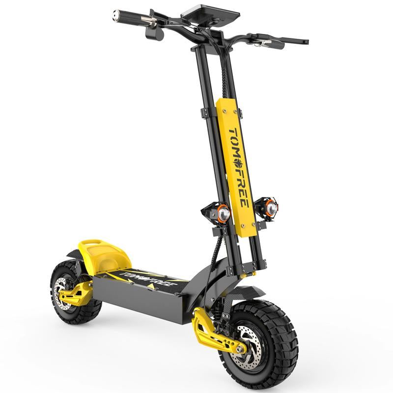 BEE 1500W Foldable E-Scooter: 31MPH Max, 40Mi Range, 11'' Off-Road Tires | Commuter Scooter for Adults & Teens Ebike