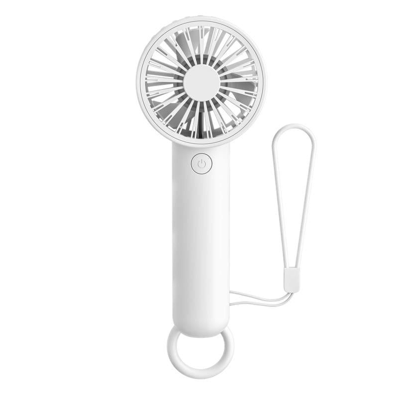 Mini Portable Fan, Small and Powerful, Cute Design 3 Speed Personal Handheld and Desktop, Lightweight USB Rechargeable for Makeup Stylish Girl Women Travel Indoor Outdoor