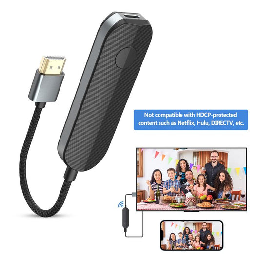 <Ios Only>Wireless HDMI Display Adapter, Streaming Device for Iphone to TV, HD Video and Audio Sync, Streaming Mirroring Youtube Tiktok to TV, Tech Accessories, Digital Products