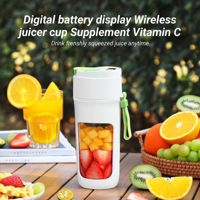 ZHENMI Portable Blender, Personal Size Blender for Shakes and Smoothies with Ultra Sharp Blades, Mini Blender USB Rechargeable Magnetic for Travel/Picnic/Office/Gym