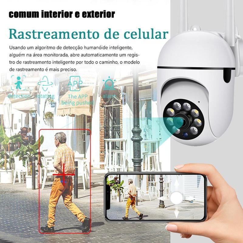 2.4Ghz & 5Ghz Wireless Security Camera,Usb Powered 360° Surveillance Camera Security with Human Tracking & Infrared Night Vision, 24H Loop Video Security Camera