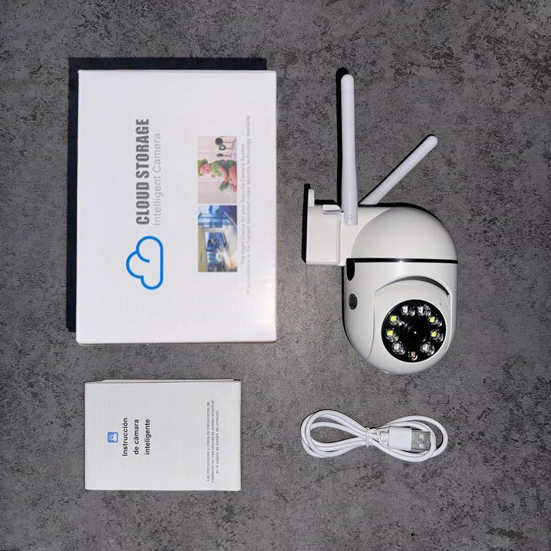 2.4Ghz & 5Ghz Wireless Security Camera,Usb Powered 360° Surveillance Camera Security with Human Tracking & Infrared Night Vision, 24H Loop Video Security Camera