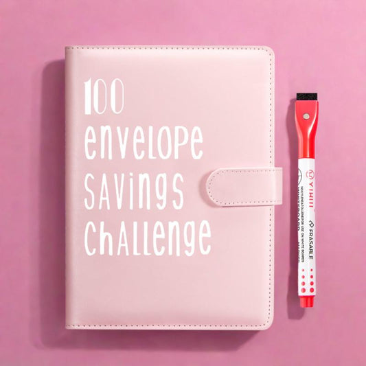 100 Envelopes Money Saving Challenge, Savings Challenges Budget Book Binder with Cash Envelopes Envelope Money Envelope Money Financial Organizer M
